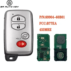 89904-60B01 Smart Remote  Proximity Key Fob For Toyota Land Cruiser 4Buttons 2006-2013 B77EA 433MHZ With 4D-67 Chip A433 B53EA