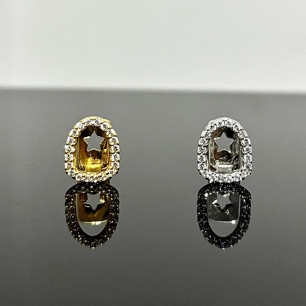 

RACHELZ Single Full CZ Stone Hollow Teeth Grillz Braces Hip Hop Shiny Zircon Tooth Caps For Women Men Jewelry Dental Grills