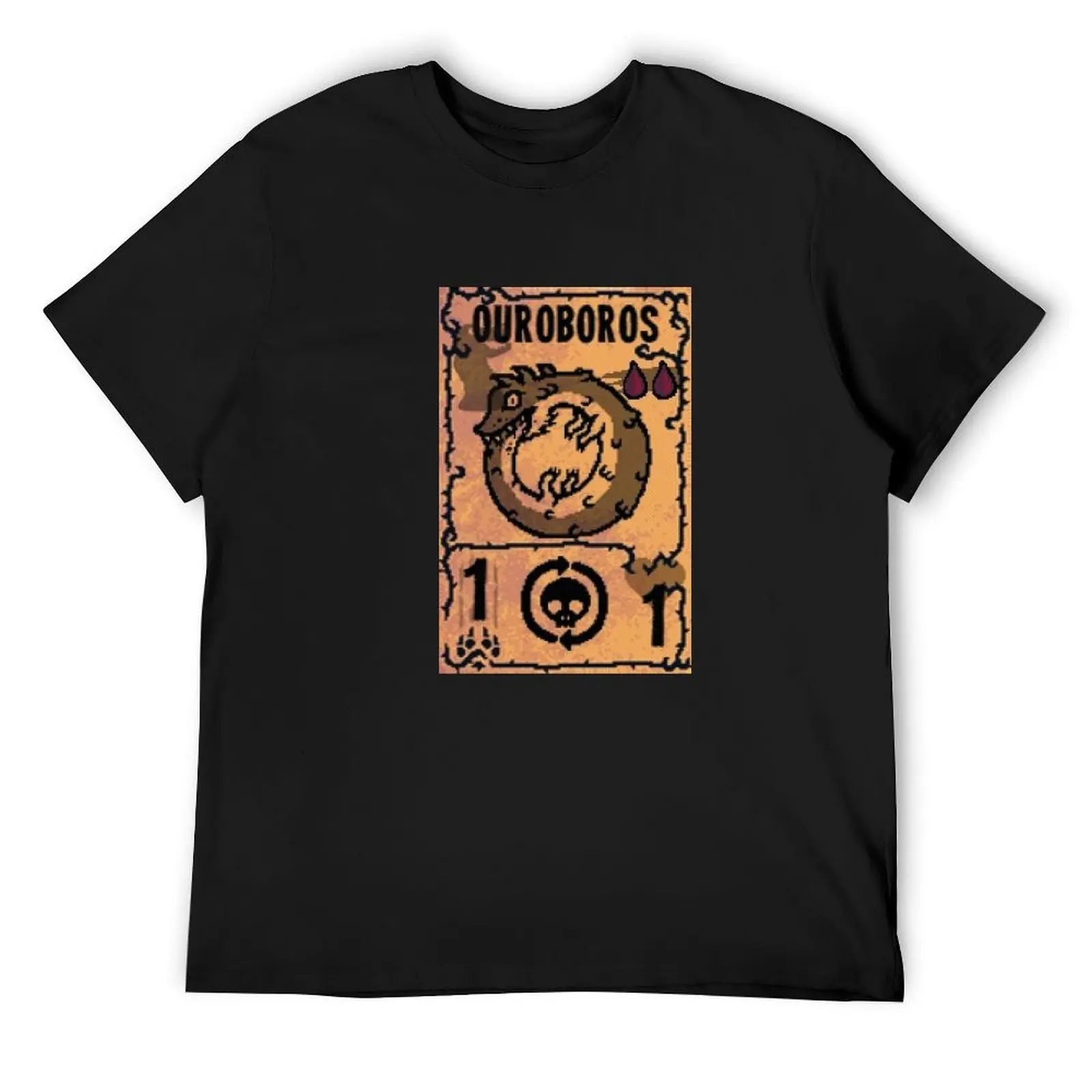 

inscryption ouroboros card T-Shirt summer tops gifts for boyfriend clothes for men