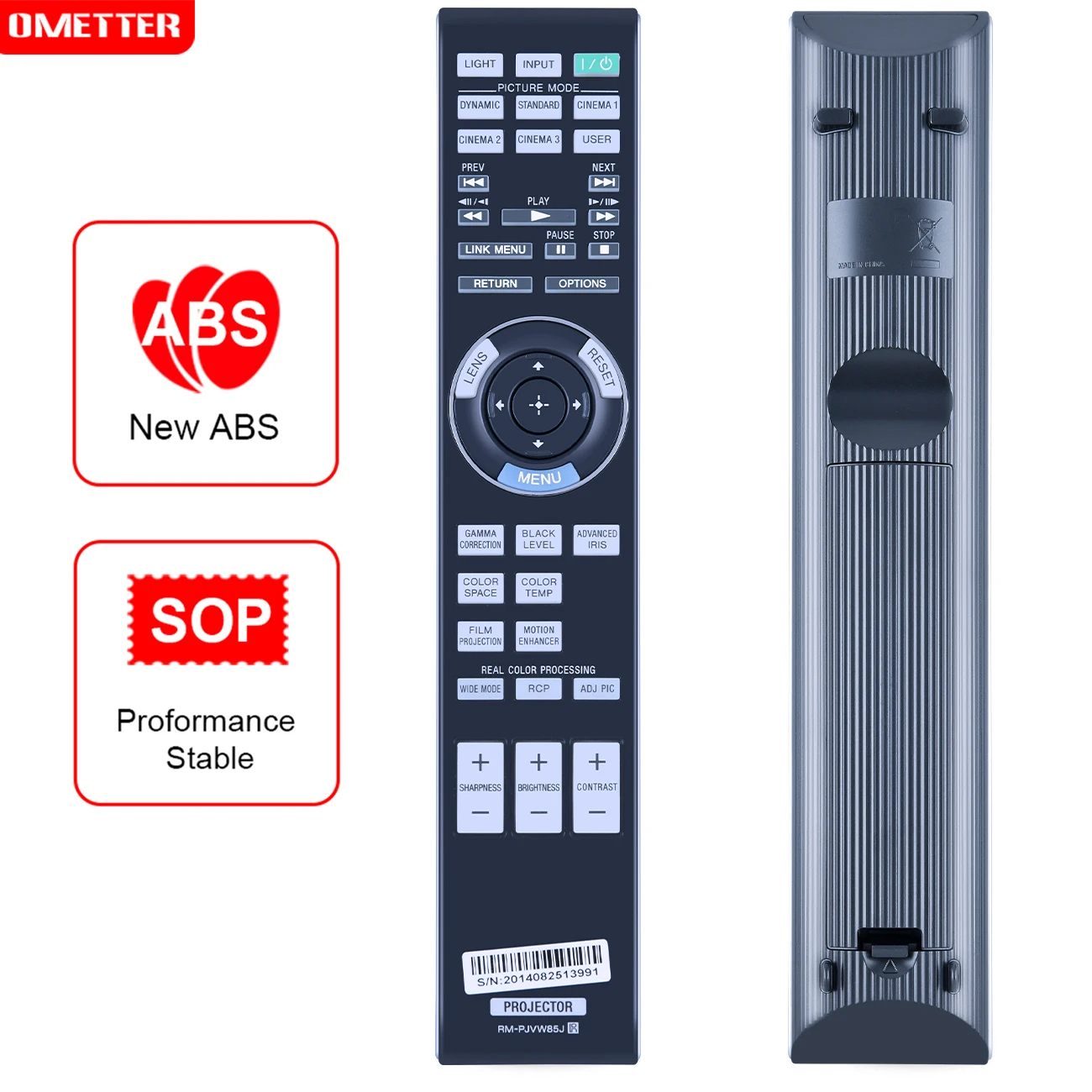 

Original For SONY Projector Remote control RM-PJVW85J VPL-VW85 VPL-VW90ES VPLVW90ES Fernbedienung