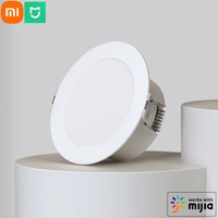Original Xiaomi Mijia LED Downlight 4W Adjustable Brightness Color Temperature Lamp Bluetooth Mesh Smart Linkage Work For Mihome