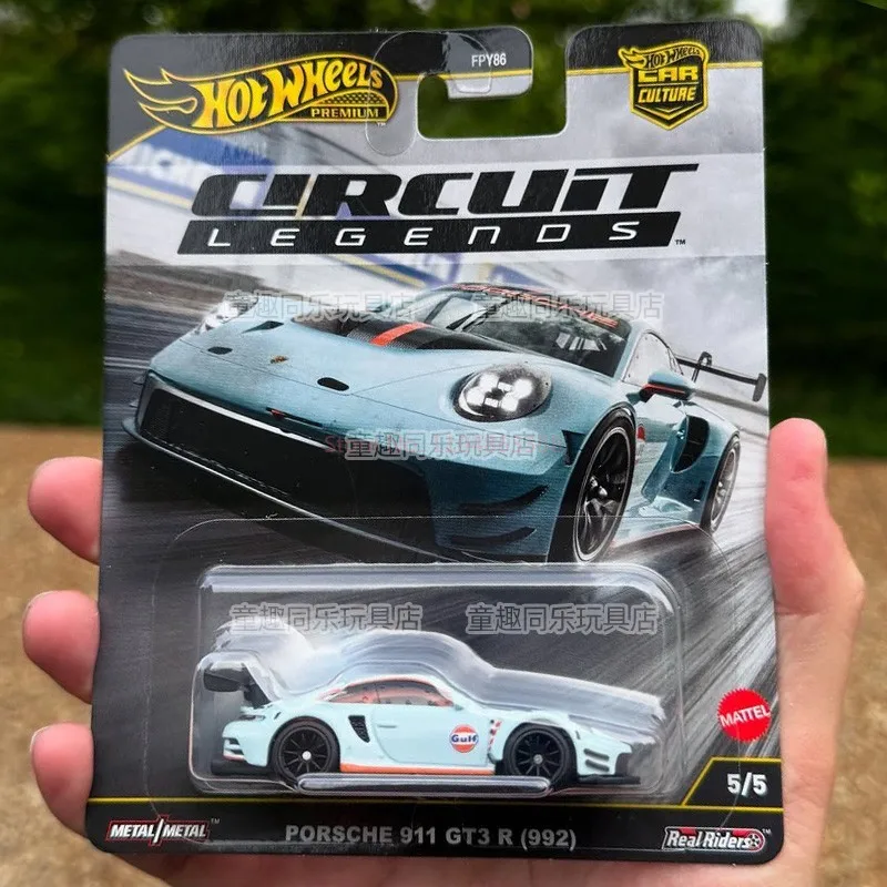 الأصلي الساخن عجلات قسط ثقافة السيارة الدائرة أساطير سلسلة 1:64 فيراري 499P بورش 911 GT3 يموت الصب نموذج سيارة هدية لعبة