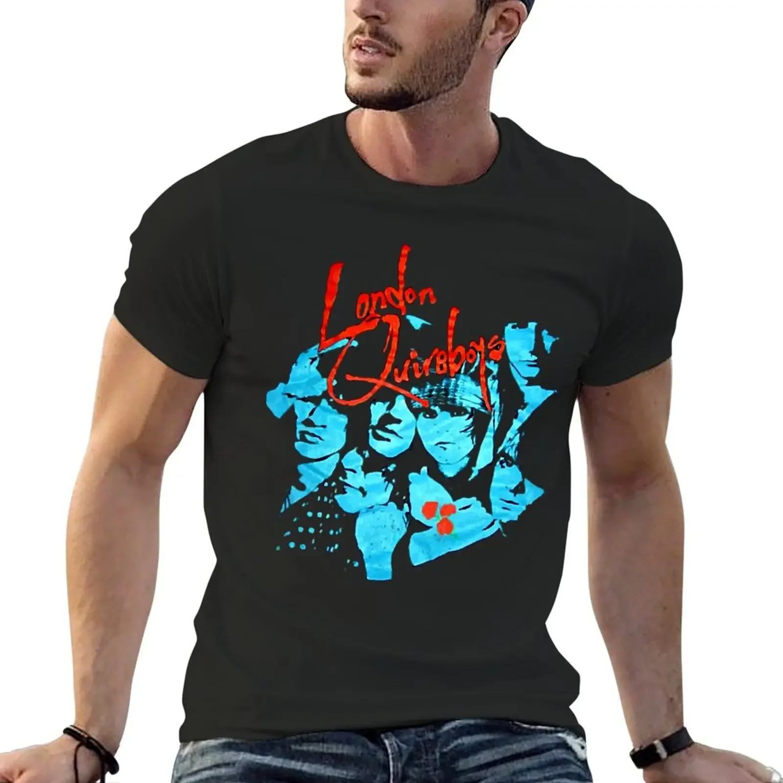 

London Quireboys Classic T-Shirt plus size tops oversizeds oversized t shirt graphic shirts t shirt men