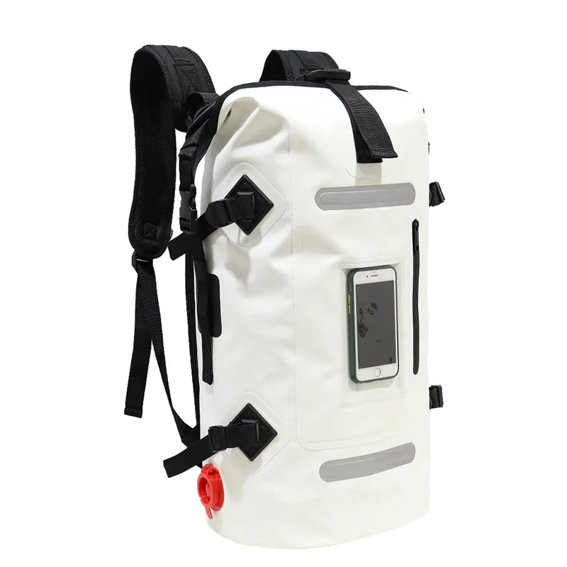 

Outdoor waterproof bag reflective large capacity travel bag camping leisure sports bag backpack fitness