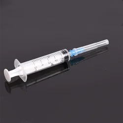 50Pcs Disposable 5ml Syringes Individually Packaged in Sterile PVC Material