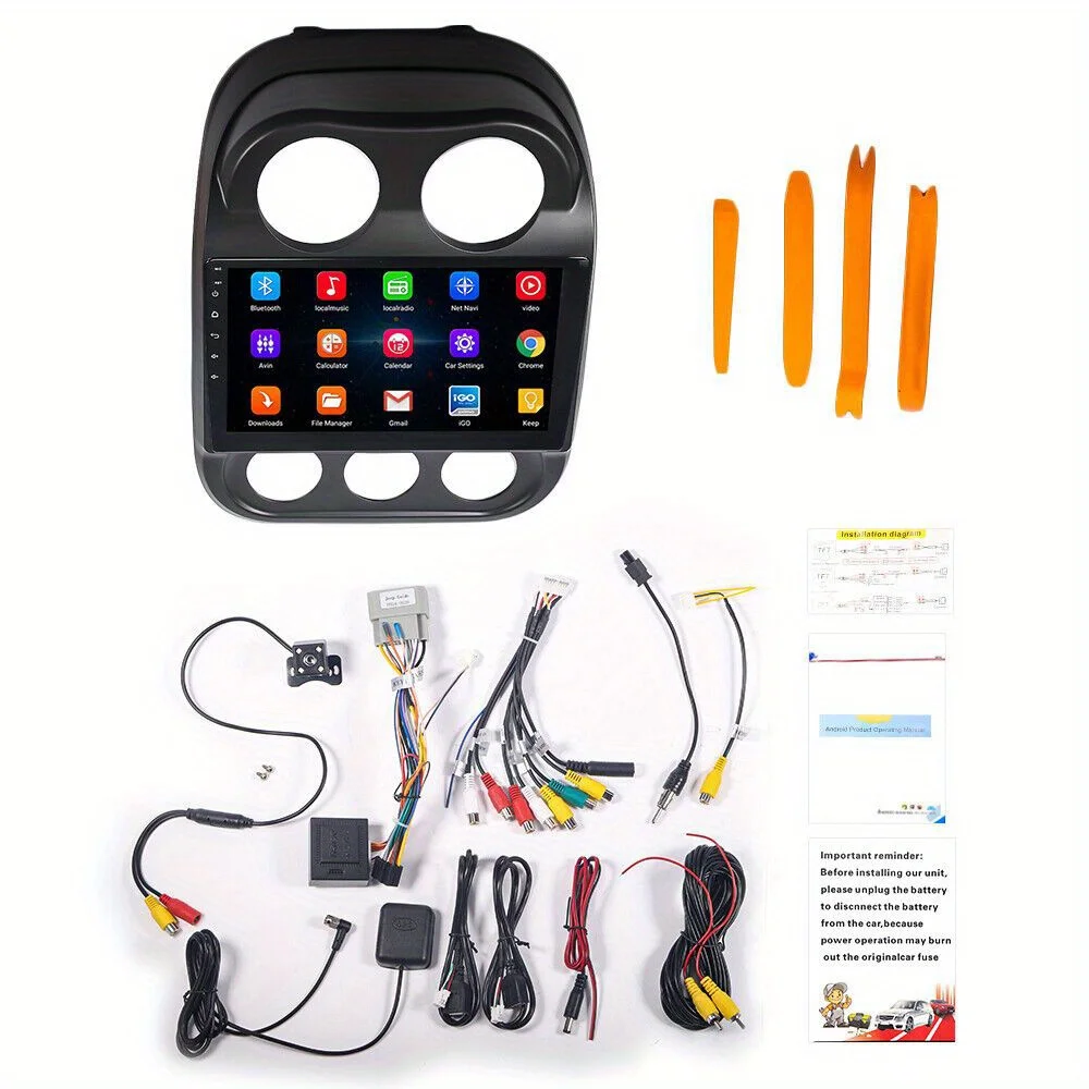 

For Jeep Compass Patriot Android 10.1 Wifi Car Radio GPS Navi Stereo Player