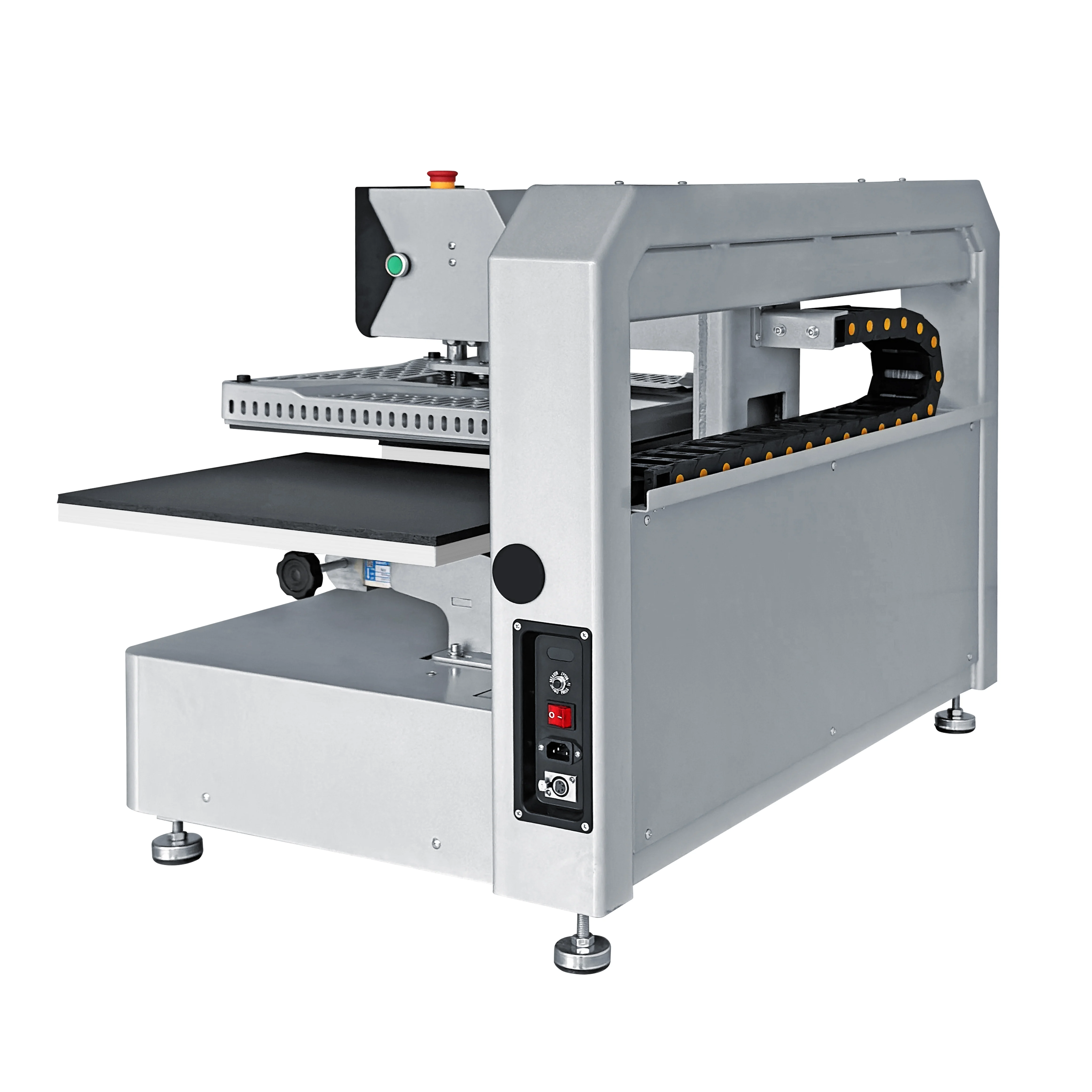 نمط جديد 16x20 الكهربائية التلقائي محطة مزدوجة آلة الصحافة الحرارة لطباعة تي شيرت التسامي