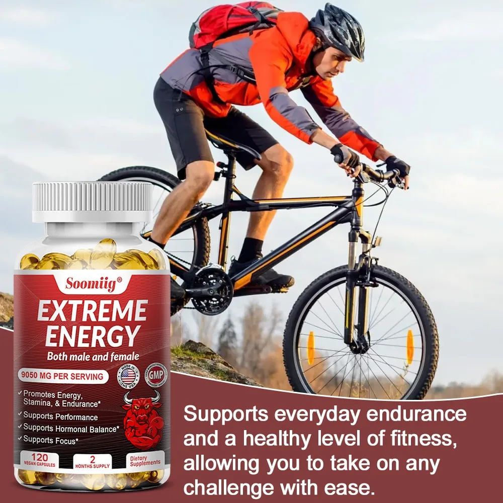 Extreme Energy Capsules - Hormone, Supports Focus and Energy Boost, Supporting Overall Health