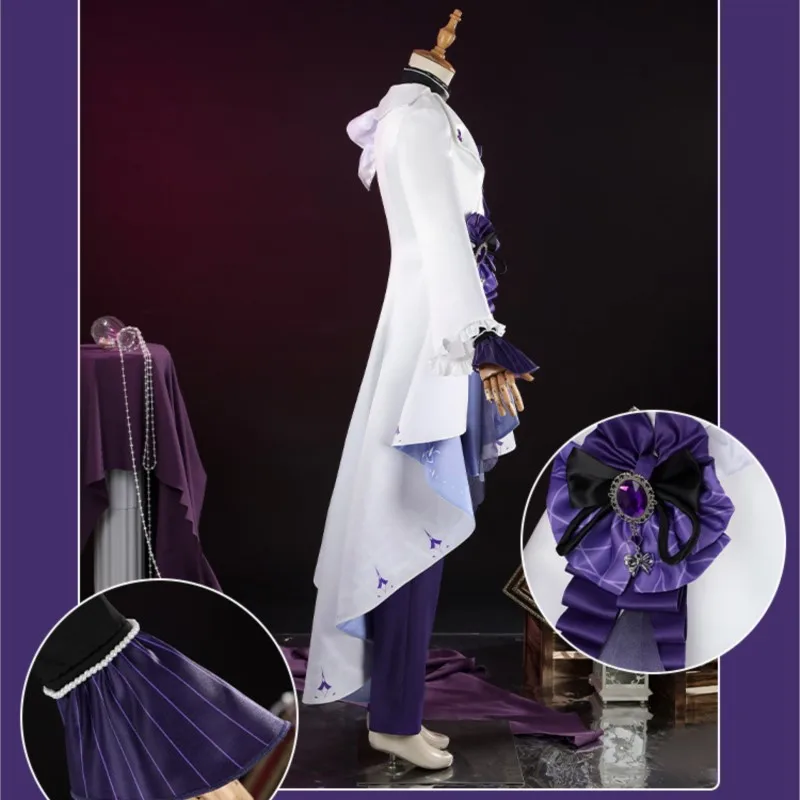 ‌ ‌ ‌ ‌ BNu كرنفال الأبدية Kuya تأثيري ليلة الجمشت تأثيري حلي أنيمي شخصية الزي تخصيص زي حفلة الهالوين