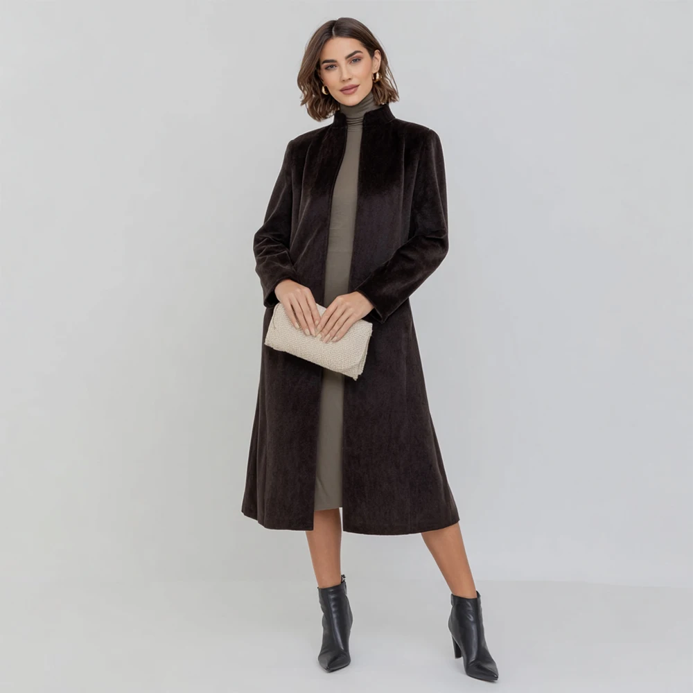 

Зимнее повседневное женское пальто с декоративными элементами, удобная верхняя одежда для холодной погоды