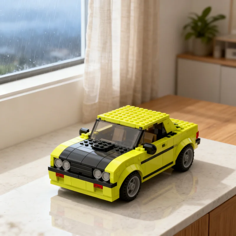 

345pcs MOC Forded Capri 80s City Champions Model Building Blocks Toy Gift Creative Display Collectible Desk Premium Adult Kids