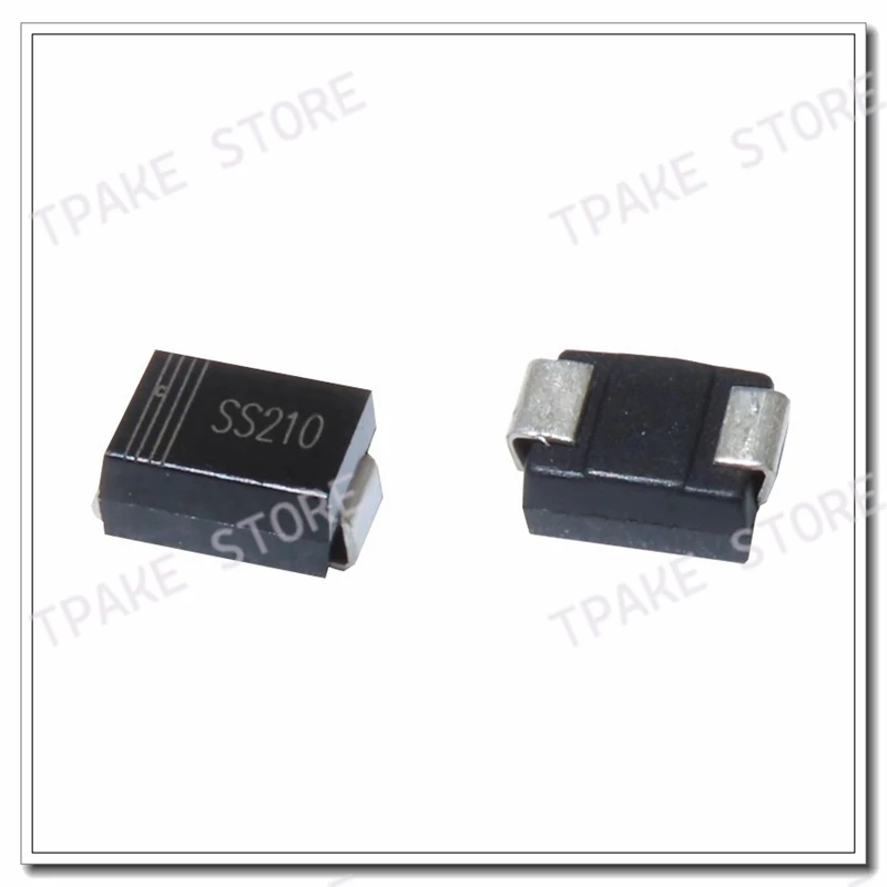 100pcs Schottky Diodes SS210 SR2100 2A/100V SMA DO-214AC