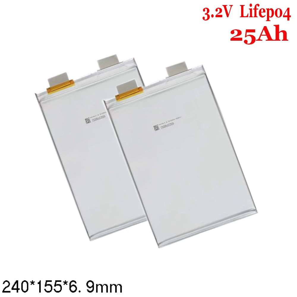 1-20PCS 3.2V 20AH Soft pack cell lifepo4 battery 20000mAh lifepo4 cells For Racing Car Electric Motorcycle 240*155*6.9mm