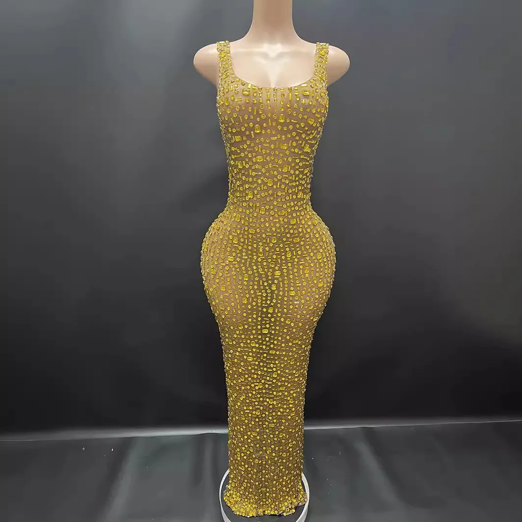 

Вечеринка для шоу девушки, роскошный костюм для шоу девушки, роскошный наряд для вечеринки, свадебное платье с бриллиантами для женщин, фотосессия богини для пожилых людей Pro