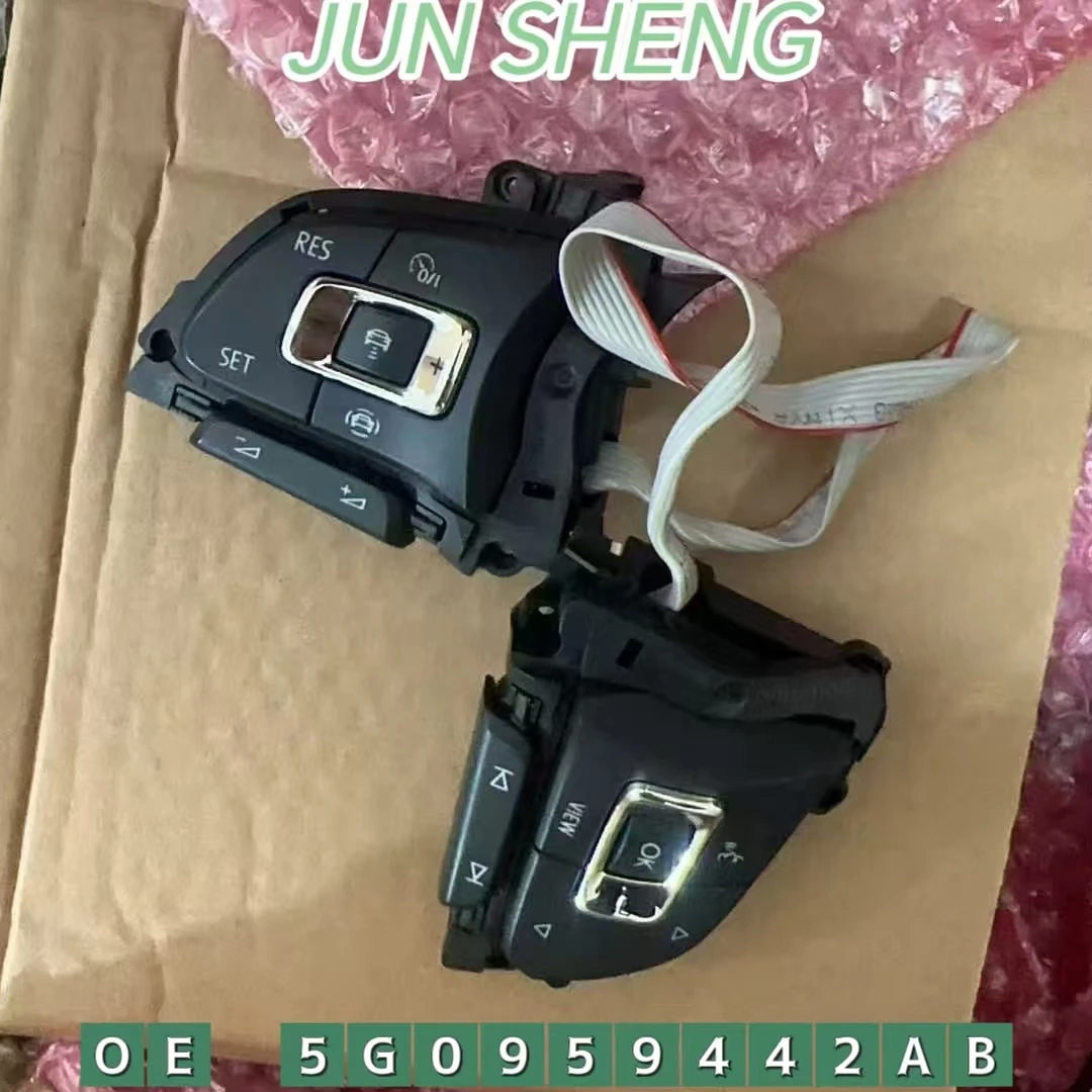 

5 комплектов кнопок управления ACC на руле для VW Golf 7 MK7 Jetta MK7 OEM 5G0959442AB