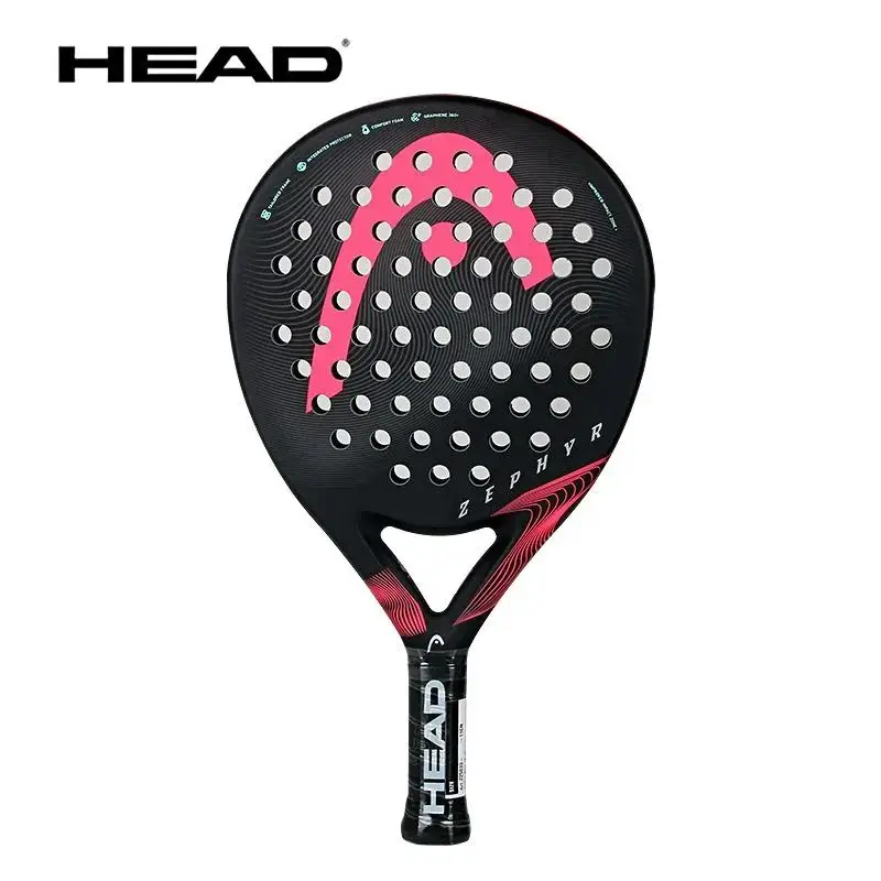 HEAD Plate Tennis Racket Carbon Fibre GRAPHENE 360 COMFORTABLE Foam Core Padel Tennis Racquets Lightweight ZEPHYR Series