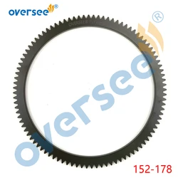 OVERSEE Flywheel Crown Gear Ring For Tohatsu Outboard Motor Seapro HDX Hidea Hangkai 2T 9.8-18HP Mercury 9.9HP