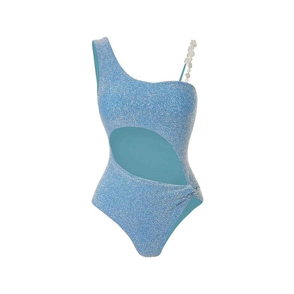2025 traje de baño de una pieza, conjunto de 2 uds., traje de baño hueco, traje de baño de lujo para mujer, traje de baño Sexy, trajes de baño calientes, ropa de playa, bikini Bandeau