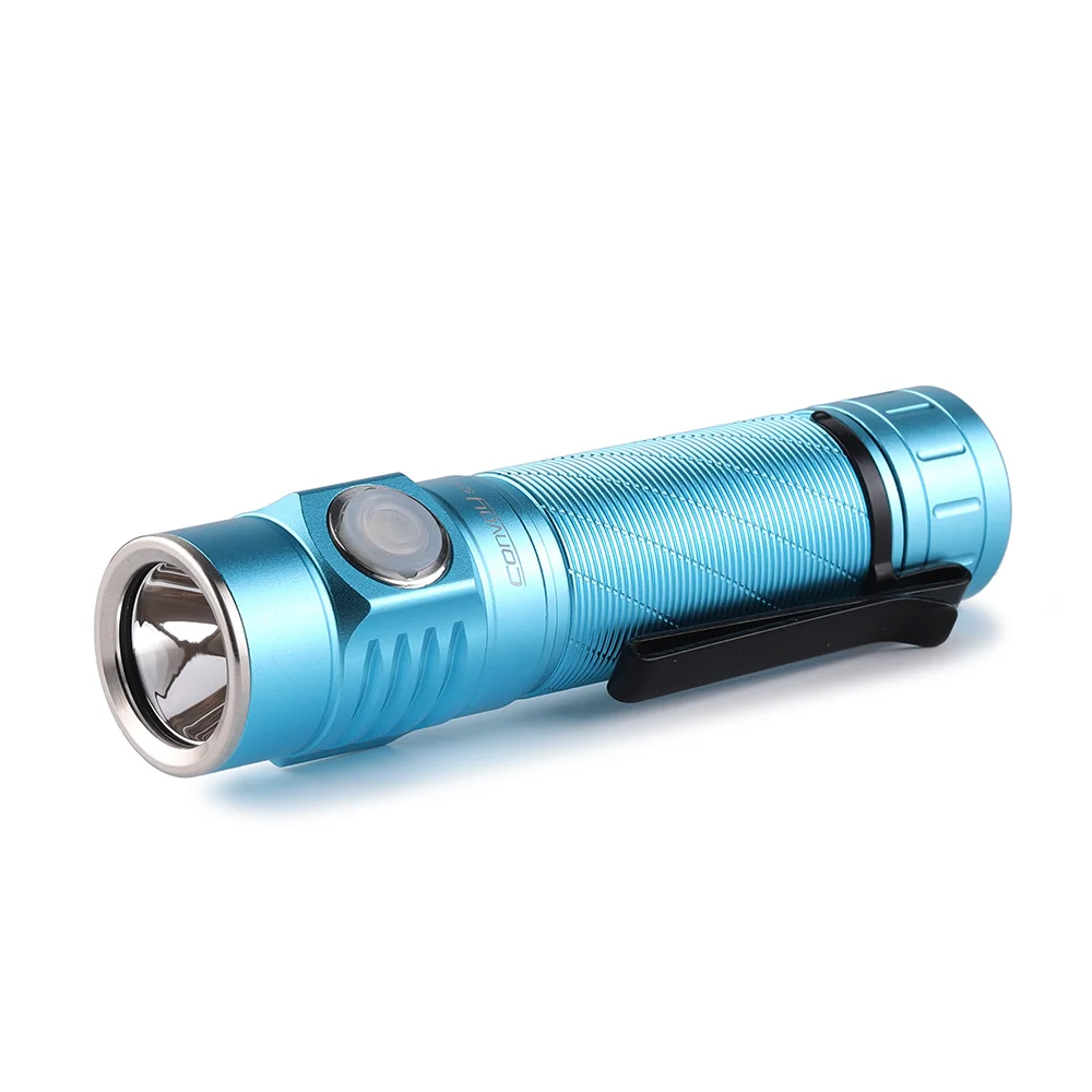 Convoy Cyan S21E SST40 Led Flashlight Type-c Charging port 21700 Linterna Tactical Flash Light High Powerful Torch Fishing Lamp