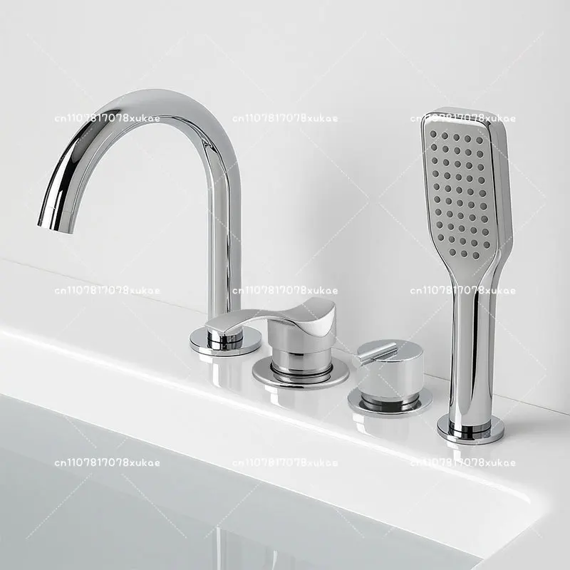 

1 in 2 Out Bathtub Valve Set , Bathroom Separator for Tap and Sprinkler , Shower Room Faucet Switch 1 Pcs