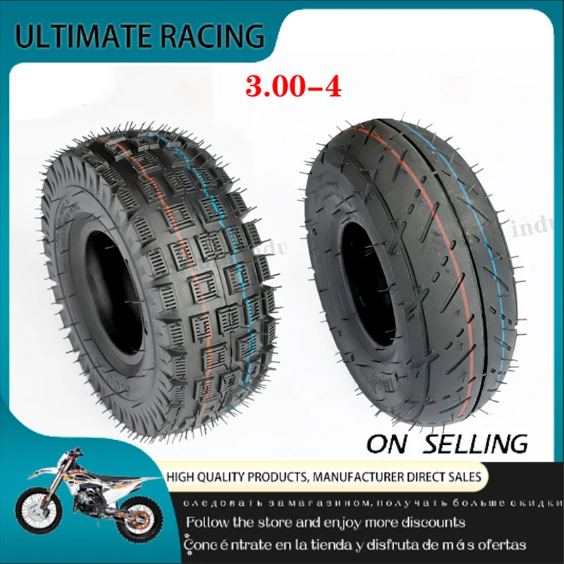 High Quality Tire 3.00-4 Suitable For Multi Section Scooter ATV And Go Kart Electric Scooter Tire And Inner Tube Kit