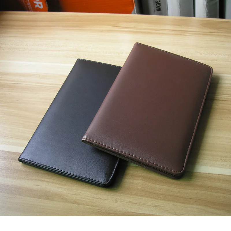 Promotion A5 A6 leather file folder hotel restaurant PU leather menu folders magnetic cash clip accounts recording office 1195