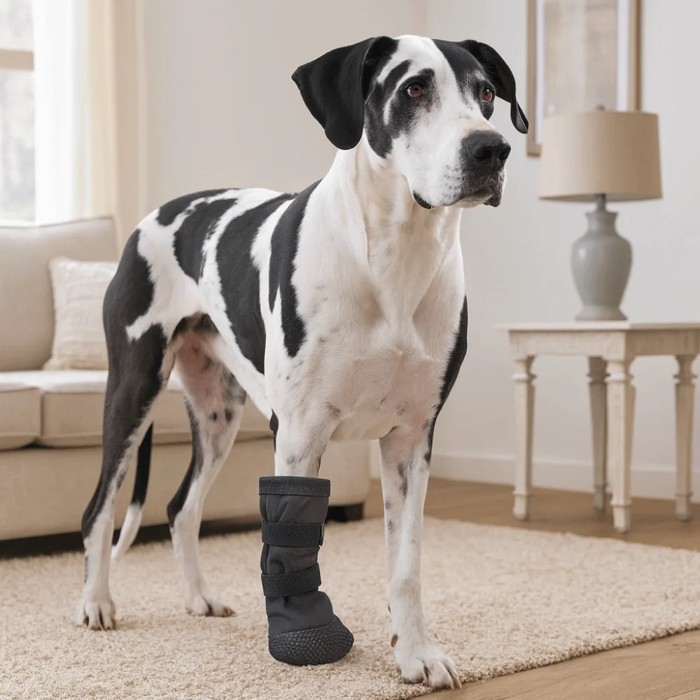 Waterproof Dog Paws Protective Cover Breathable Adjustable Wound Recovery Boot Anti-licking Dog Shoes Outdoor Activities