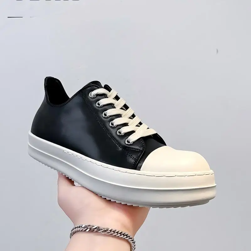 Advanced Men New Round Toe Commuting Derby Shoes Height Increasing Anti Slip Casual Multifunctional Men Shoes