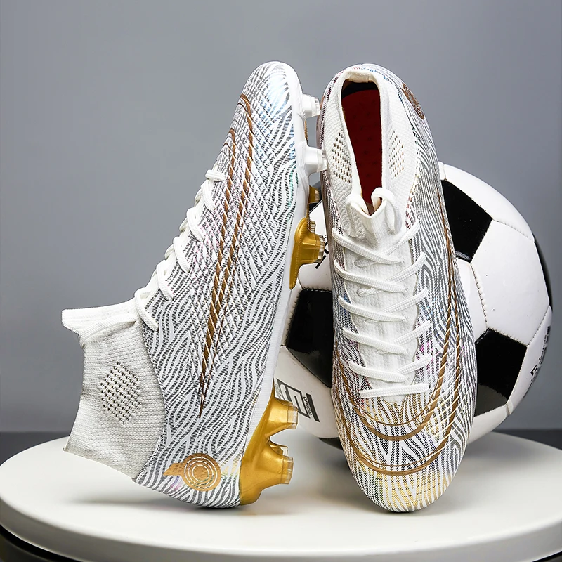 

Профессиональные нескользящие футбольные кроссовки, мужские удобные футбольные тренировочные кроссовки, футбольные бутсы с длинными шипами, уличные кроссовки для взрослых