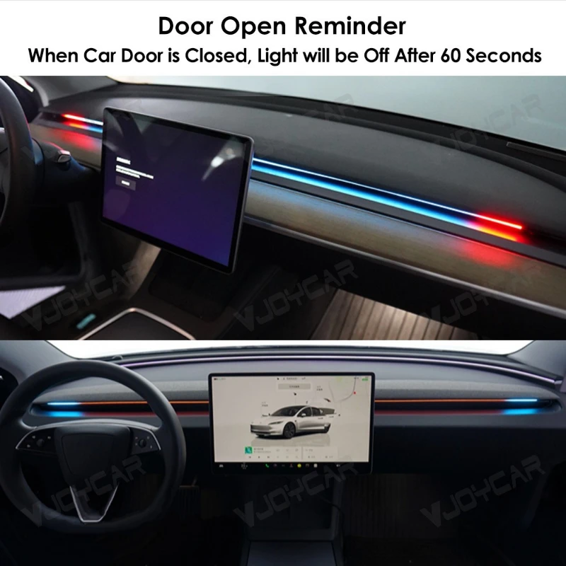 Smart Air Vent Ambient Light System Blind Spot Monitoring BSD System for Tesla New Y Juniper Model 3 Highland Model 3 Y 2017+