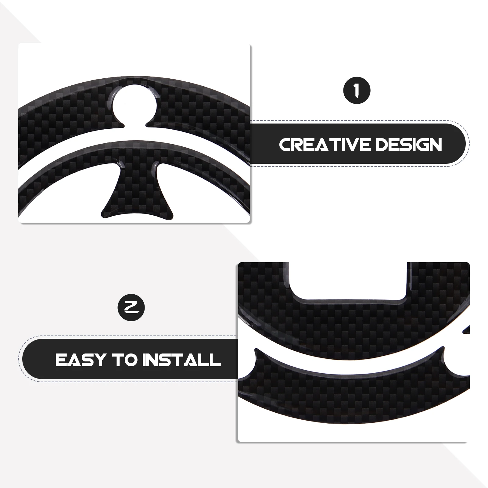 Мотоциклетная наклейка на крышку бензобака