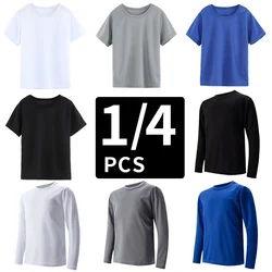 4/1 Piece Of Children's Quick-drying Exercise Long-sleeved Boys' Running Comprehensive training Short-sleeved Wild Girls' Shorts