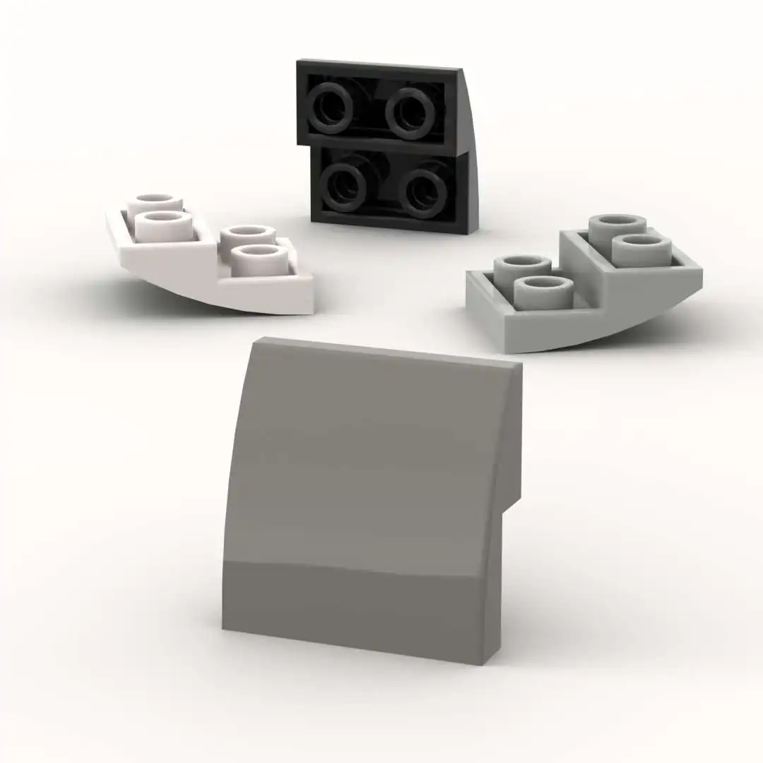 

10PCS Parts Plate 32803 Curved 2x2x2/3 Inverted Slope Building Blocks 100% Compatible DIY Bricks Toys