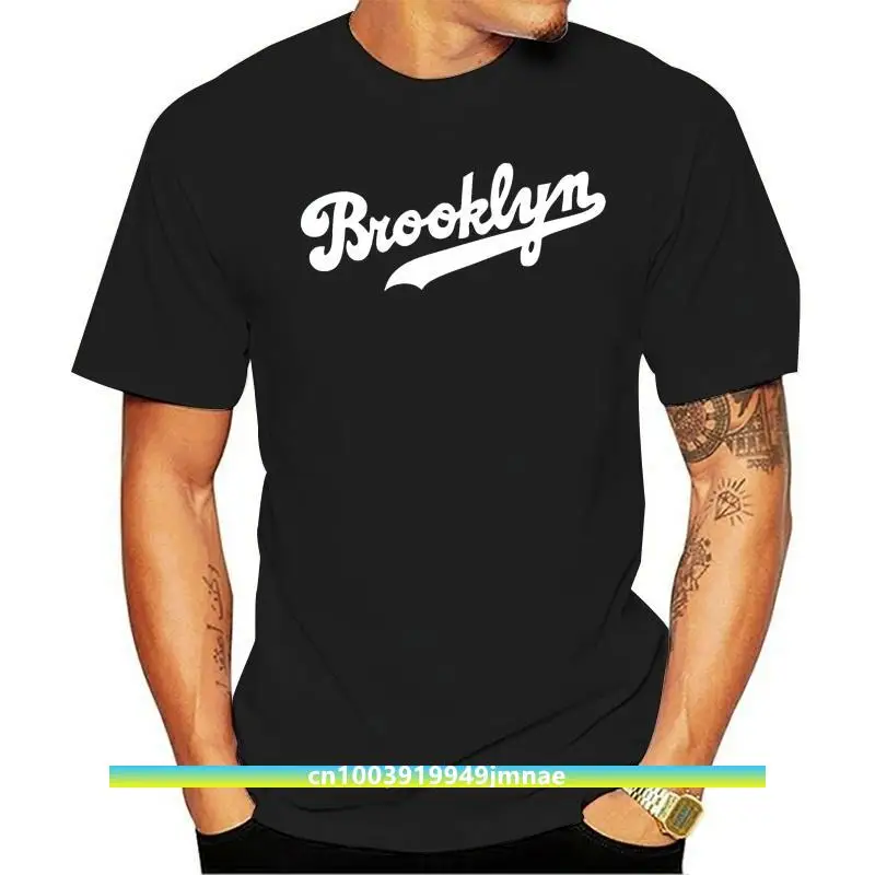 

BROOKLYN NEW YORK CITY NYC BASEBALL USA AMERICAN HIPSTER SCENE T-SHIRT TEE Ment Shirts Summer Style