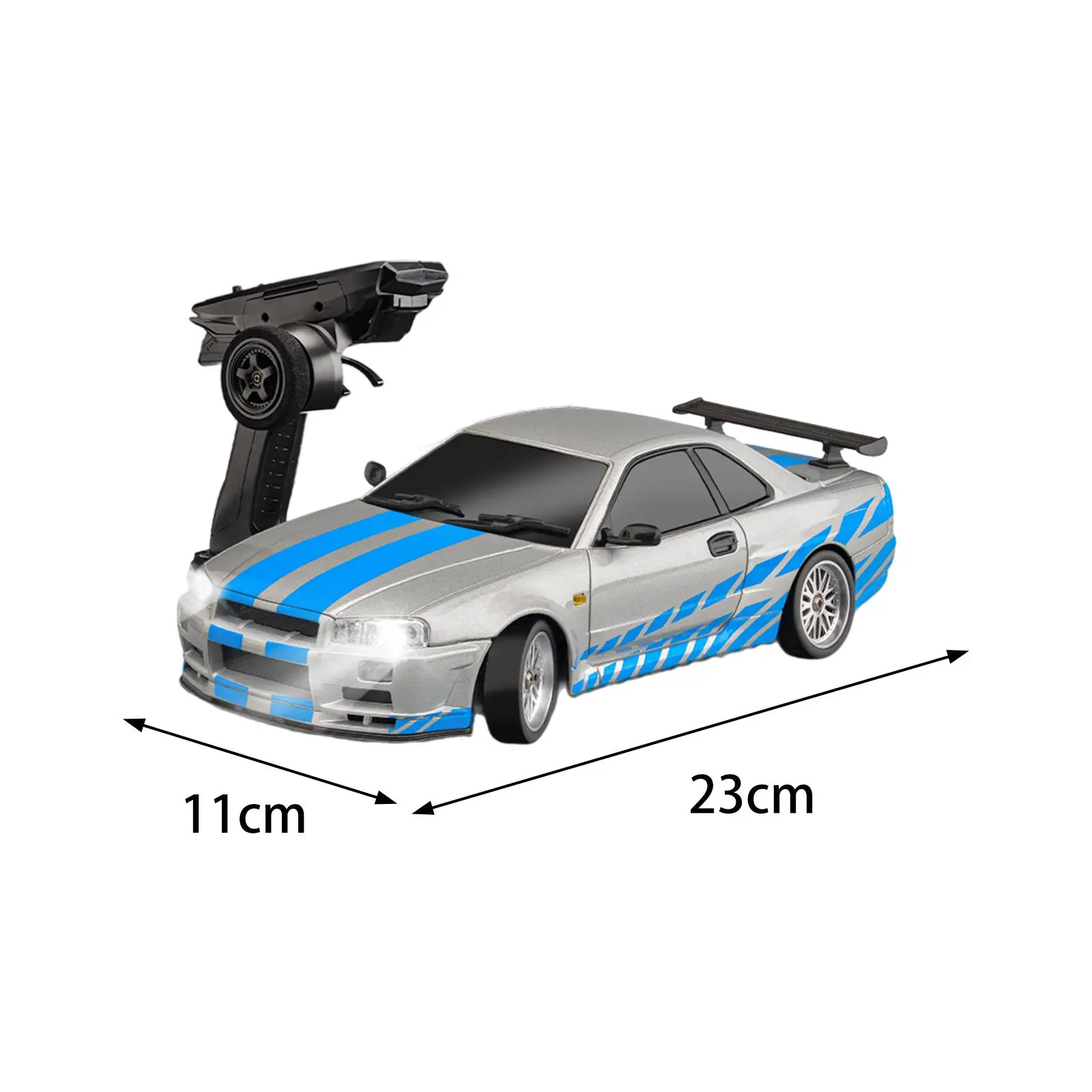 RC Drift Car 1:18 Maßstab Hinterradantriebsystem Ferngesteuertes Auto als Geschenk