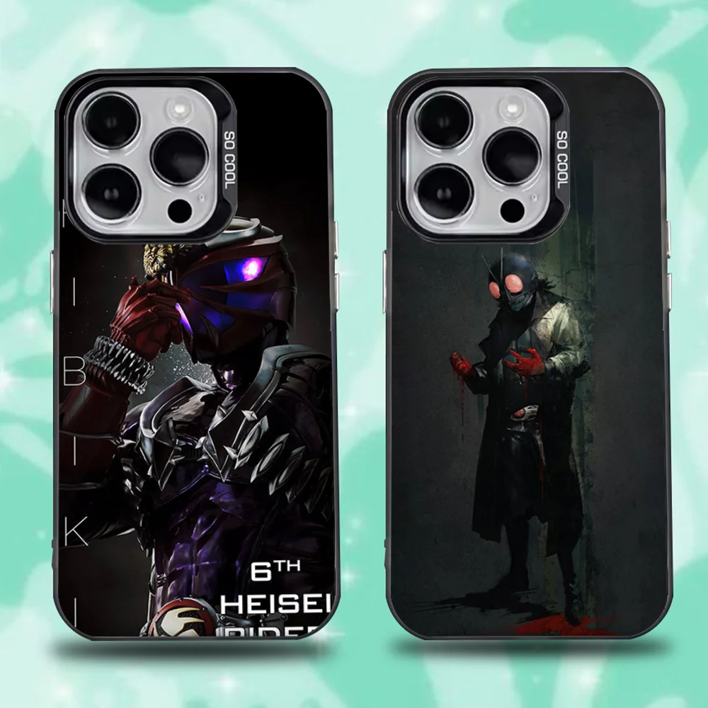 

Masked Rider Kamen Rider Phone Case For iPhone 16,15,14,13,12,11,Pro,Max,Plus,Mini,XS,SE Anti Fall Black Matte Hard Bumper