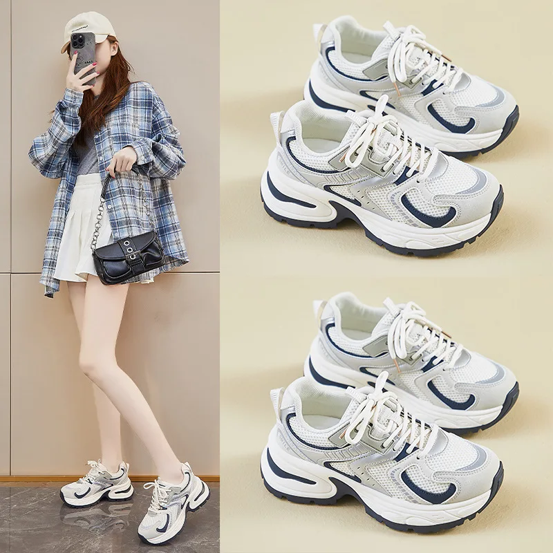 

Легкие противоскользящие кроссовки, модная модная женская обувь, простые дышащие женские кроссовки, новая универсальная женская повседневная обувь