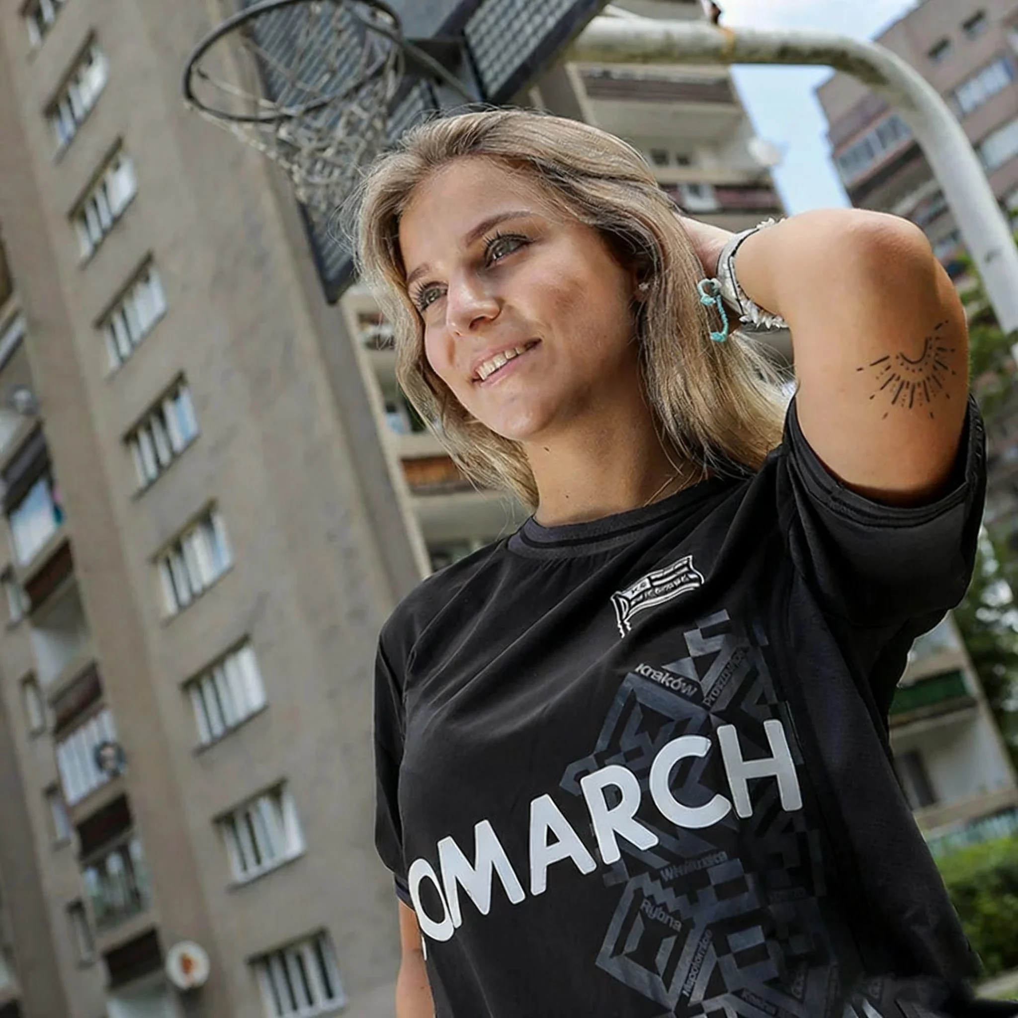 

Polish Short-Sleeved Football Shirt Men's And Boys 'football Shirt Krakow Jerseys Breathable Quick-Drying Loose Football Shirt