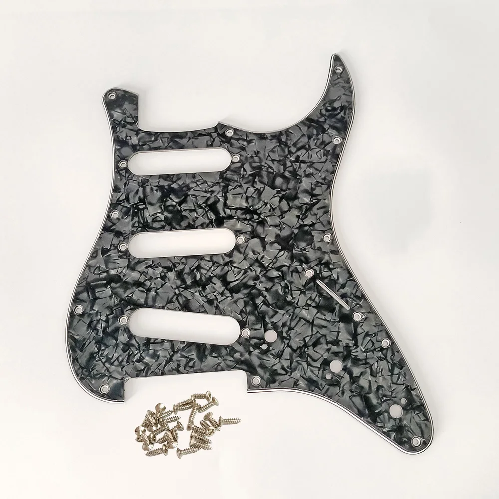 ST Guitar Pickguard SSS 11 Hole Pick Guard Scratch Plate & Screws for FD ST Electric  Guitar Pickguard Scratch Plate Multi Color