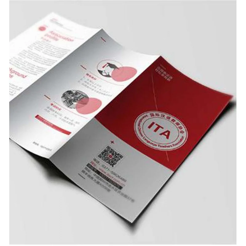 custom.Custom advertising pamphlet leaflet diecut brochure flyers restaurant menu printing