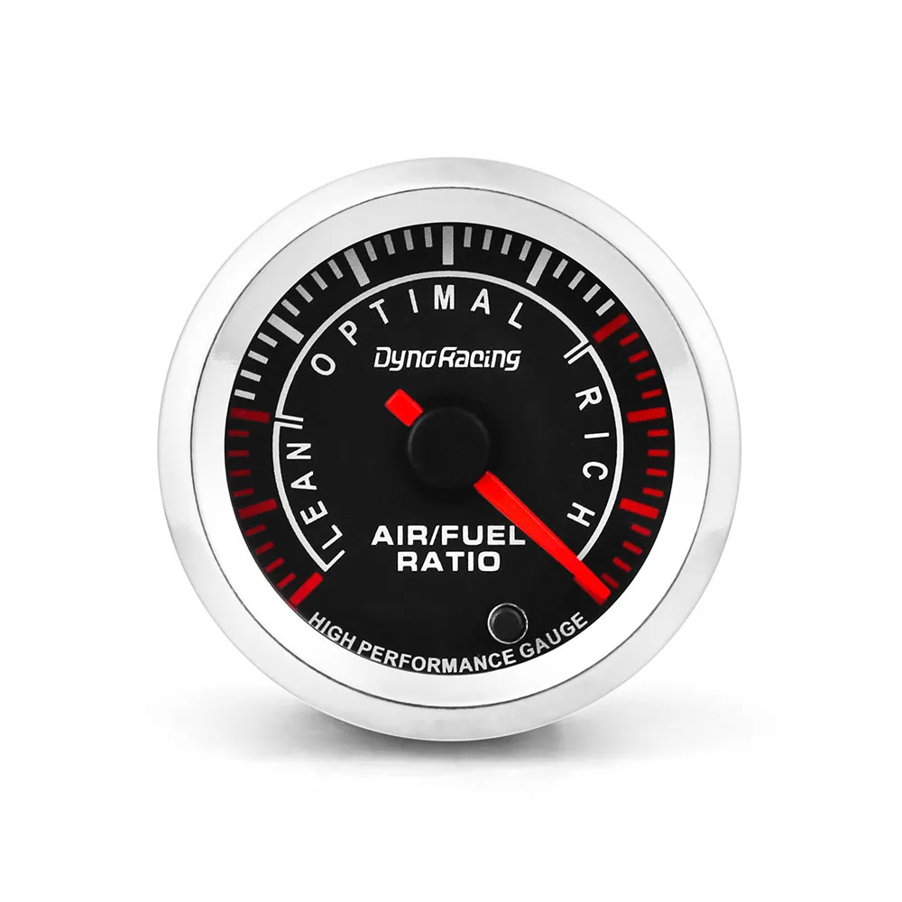 Dynoracing 2'' 52mm Car Air Fuel Ratio Gauge 7 Colors Pointer Narrowband Air Fuel Ratio AFR Meter With Stepper Motor