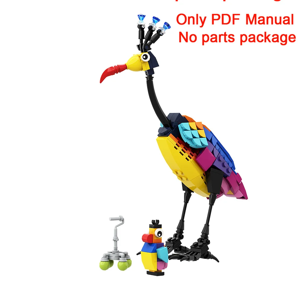 

Конструктор MOC Up Kevin The Bird, PDF, руководство Klingon Up Kevin, список деталей птиц (только руководство в PDF, без деталей)