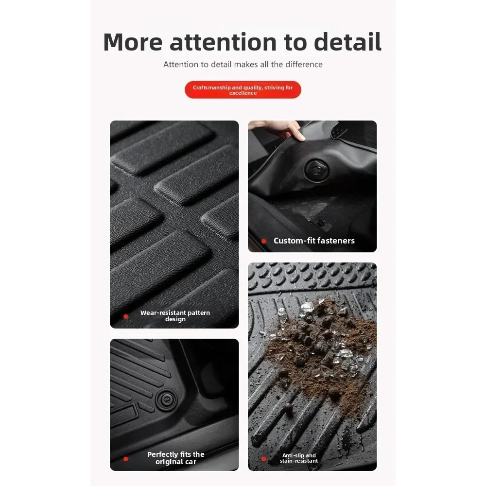 TPE All-Weather Floor Mats Trunk Cargo Mat SUV Fitment 2023-2024