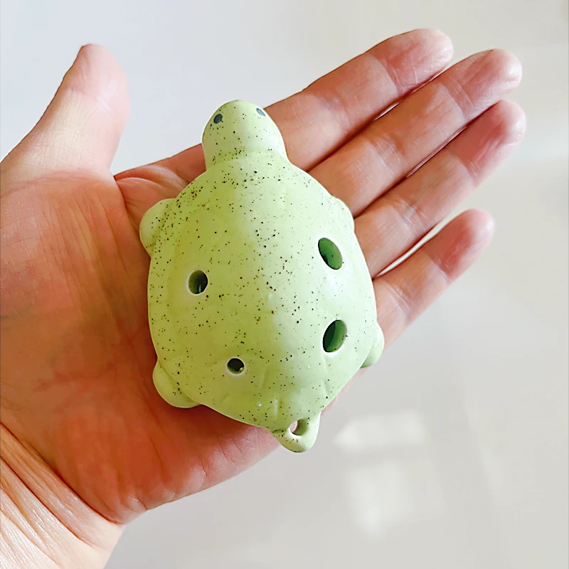 6 Holes  Catoon Ocarina Flute High Pitch C  Musical Instrument Colored Glaze Ocarina Gift  FOR Children or Students