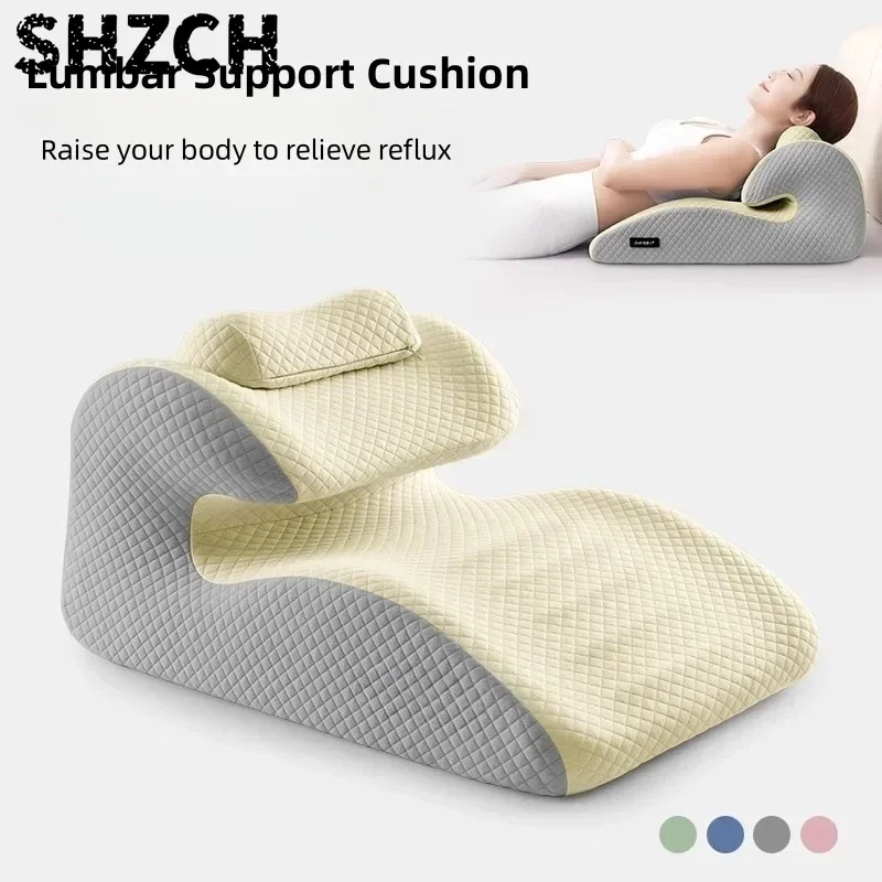 Memory Foam Bed Wedge Pillow Incline Support Cushion for Relief Pregnancy Home Sleeping Pillow Elderly Back Rest Pillow