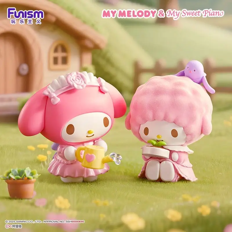 Funism Sanrio My Melody My Sweet Piano Blind Box Figur Lizenzierte Sammlerfigur Niedliche Deko-Spielzeug Geschenk für Fans