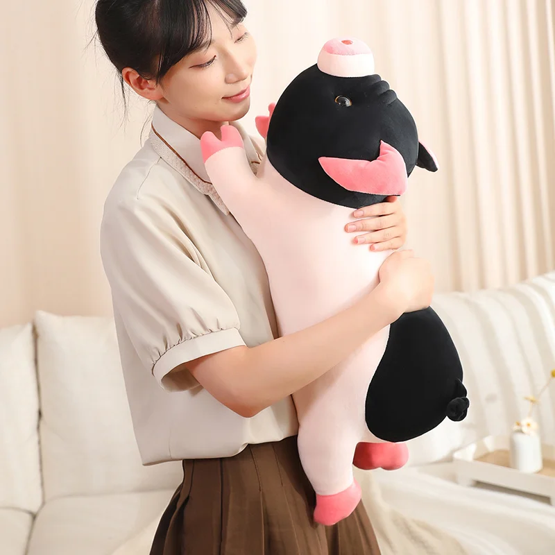 20-60 Lifelike Cute Long Little Fragrant Pig Plush Doll Pillow Pink Black Pig Plush Toy Home Decoration Gift For Girlfriend