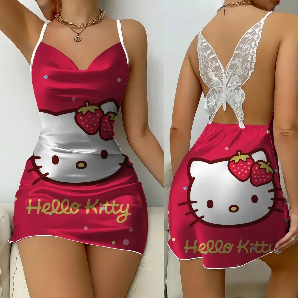 Gown Woman Night Dress Women Free Shipping Sleepwear for Women and Sexy Nightgown Luxury Women's Sleepwear Robes Minnie Mickey