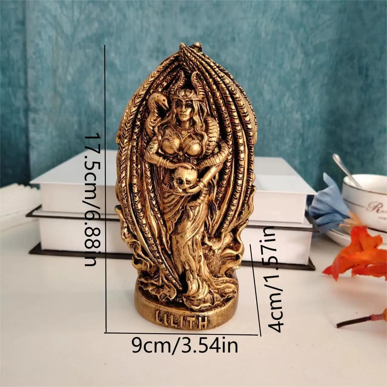 Greek mythology statue of Zeus resin decoration King of the Western Divinity Home bar desktop decoration Retro sculpture m99