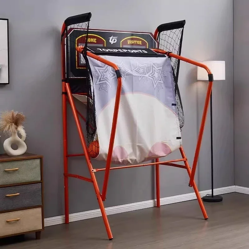 لعبة الرماية لكرة السلة للياقة البدنية والترفيه، آلة إطلاق كرة السلة للأطفال، طوق كرة السلة المجلد